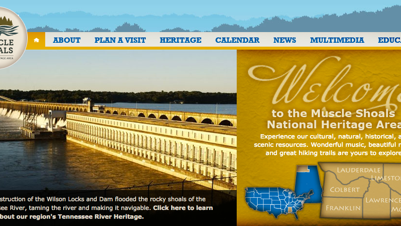 Muscle Shoals National Heritage Area: Content Management System